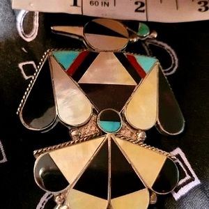 1960s Zuni Inlay Bolo Tie